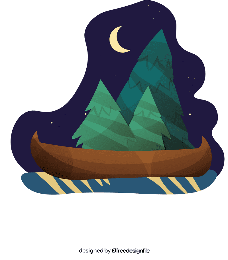 Canoe clipart