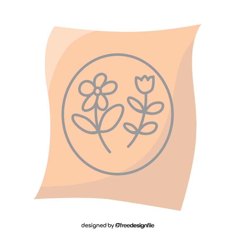 Embroidery pattern clipart