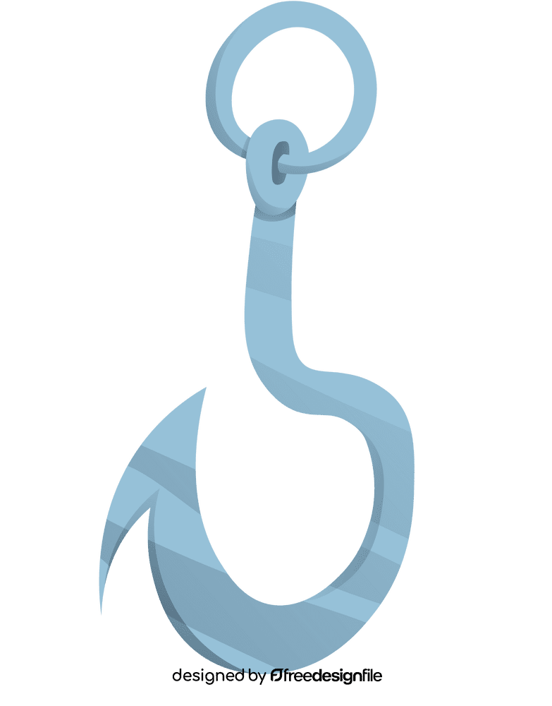 Fish hook clipart