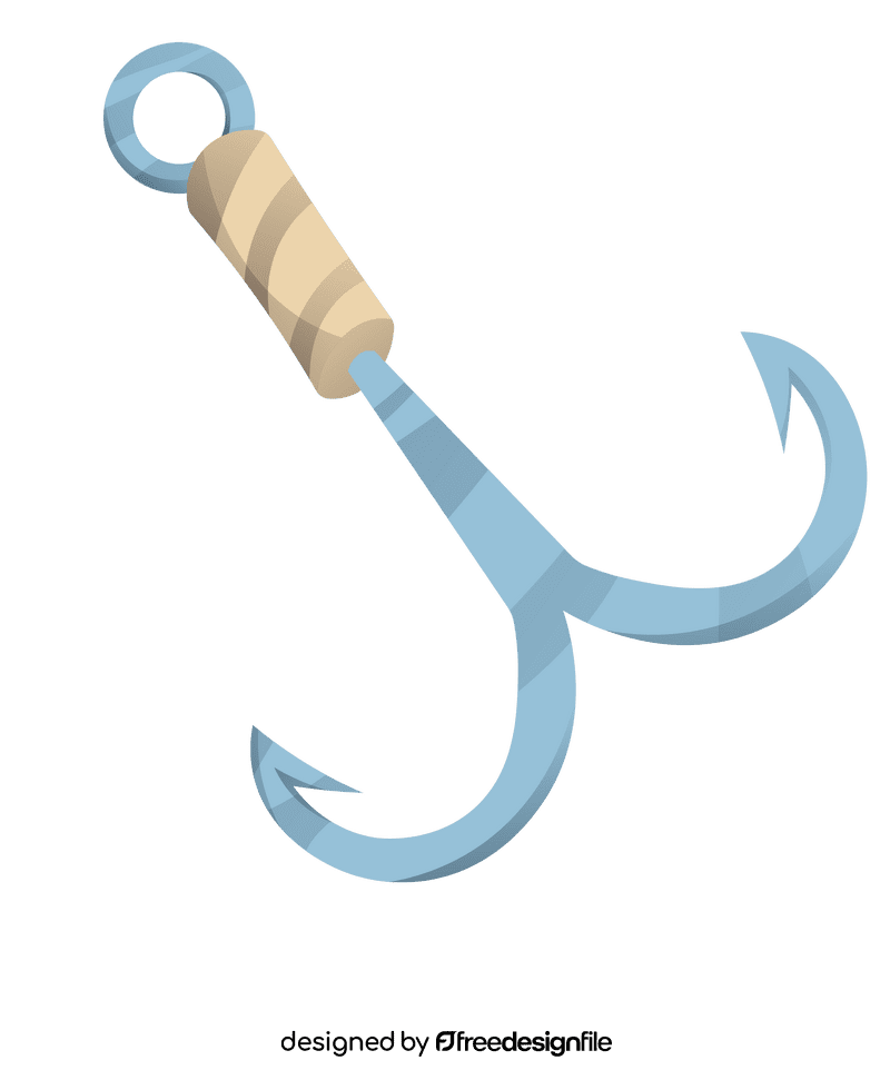 Fish hook clipart