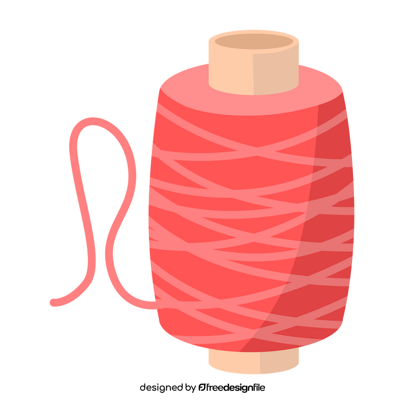 Embroidery thread clipart vector free download
