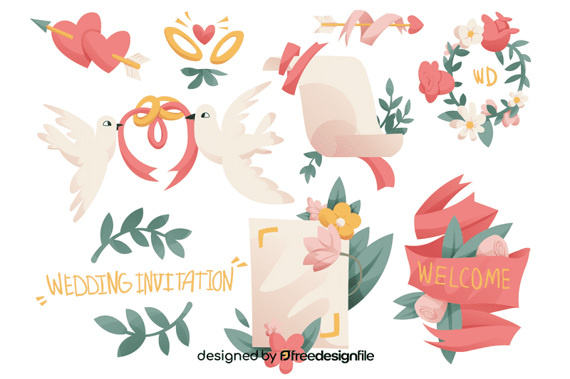 Wedding Invitation vector