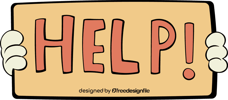 Help Banner clipart