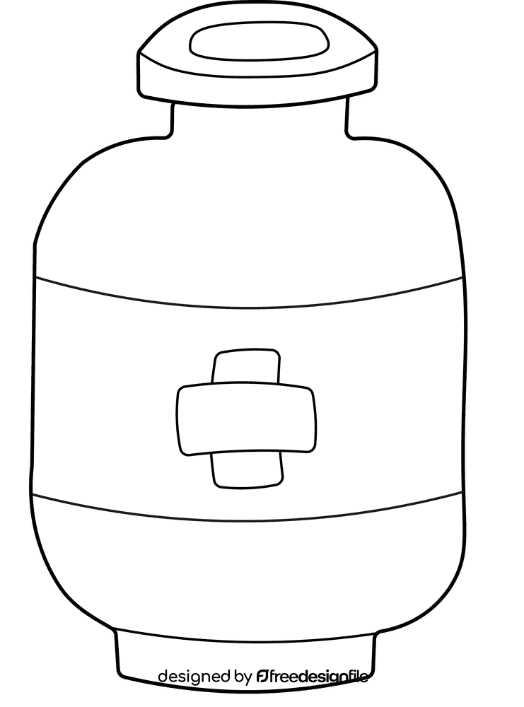Medicine Bank black and white clipart