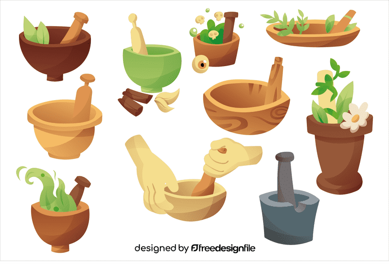 Mortar and Pestle vector