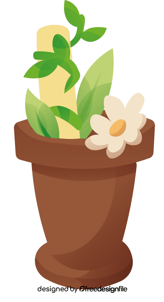 Mortar and Pestle Plant clipart
