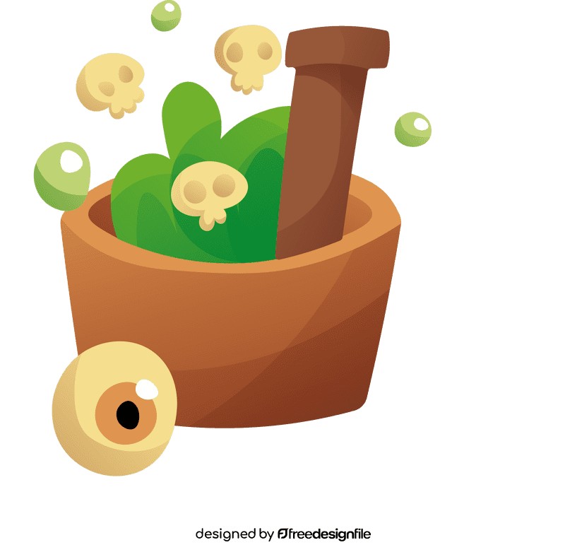 Mortar and Pestle Poision clipart