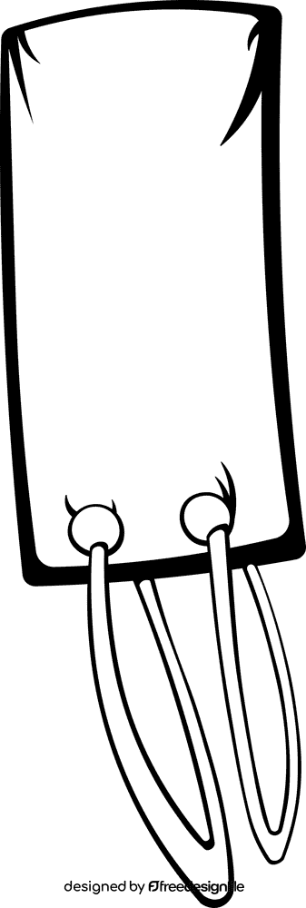 Price Tag black and white clipart