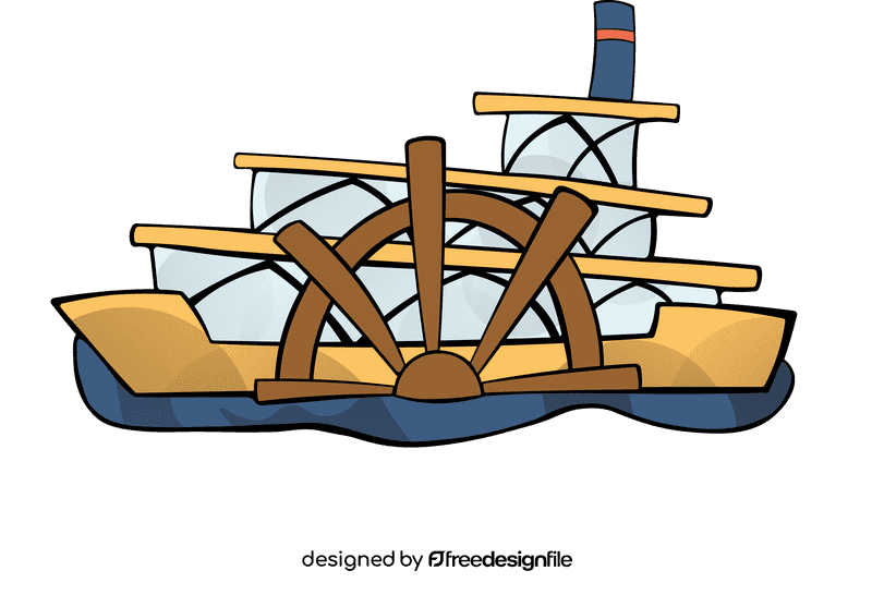 Steamboat Wheel clipart