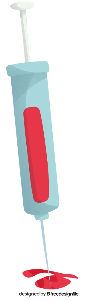 Syringe Blood clipart