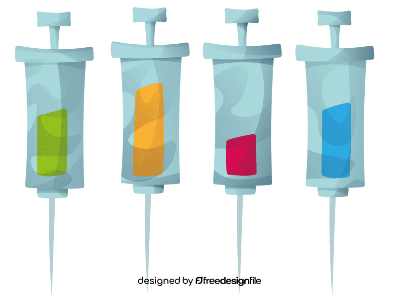 Syringe Set clipart