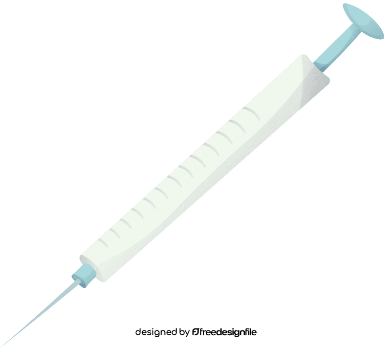Syringe Thin clipart