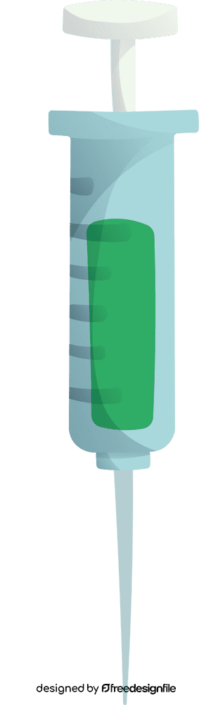 Syringe Green clipart