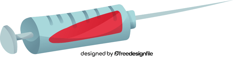 Syringe Red clipart