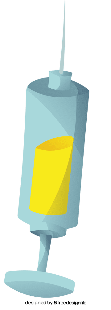 Syringe Yellow clipart
