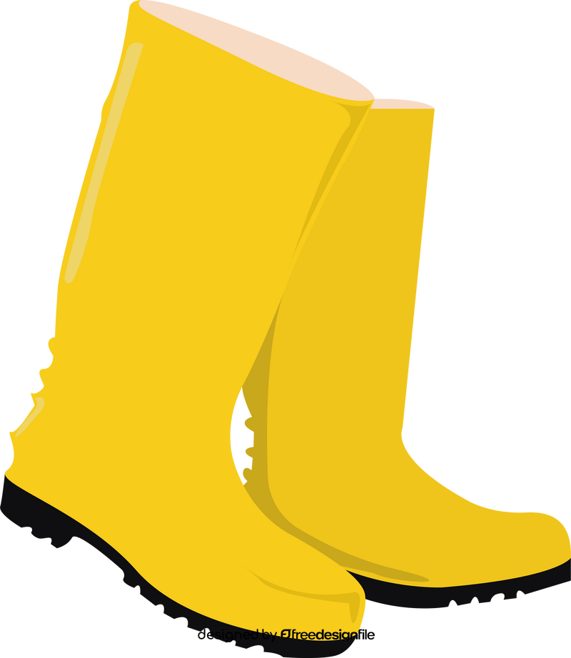 Rubber boots clipart