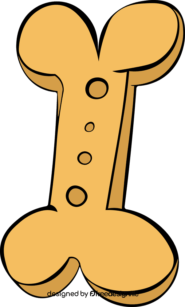 Dog bone Cookie clipart