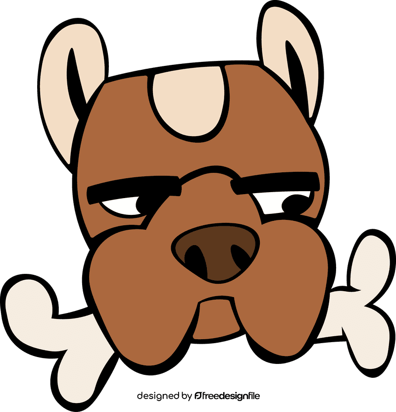 Dog bone Dog Head clipart