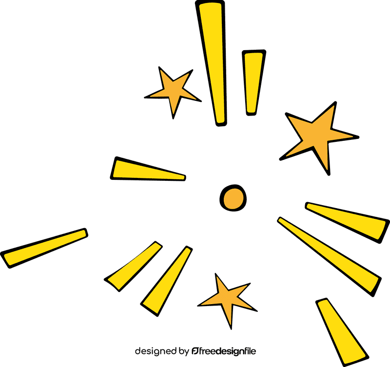 Explosion Sparkles clipart