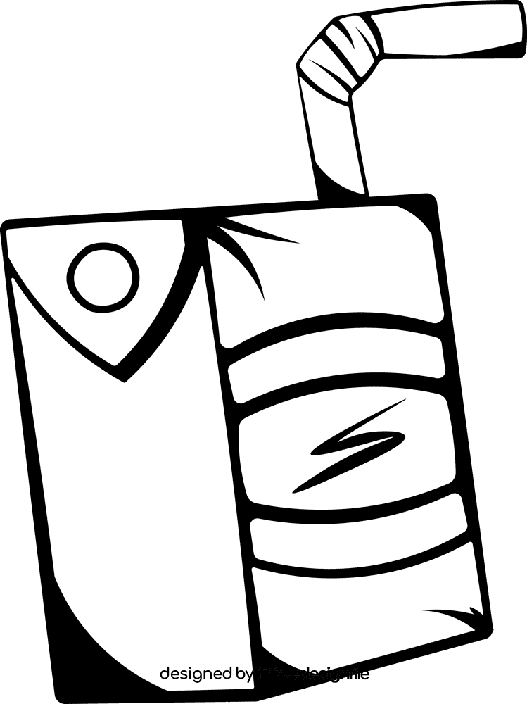 Picnic Juice black and white clipart