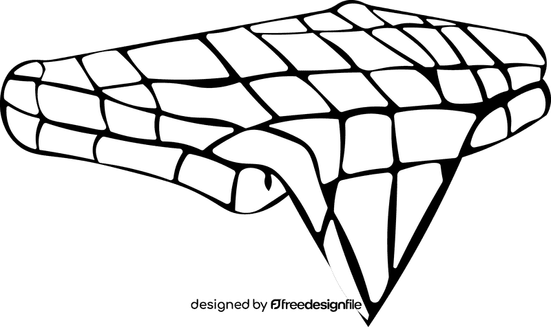 Picnic Plaid black and white clipart