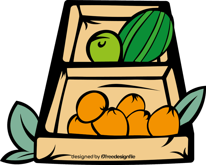 Store Fruit Box clipart