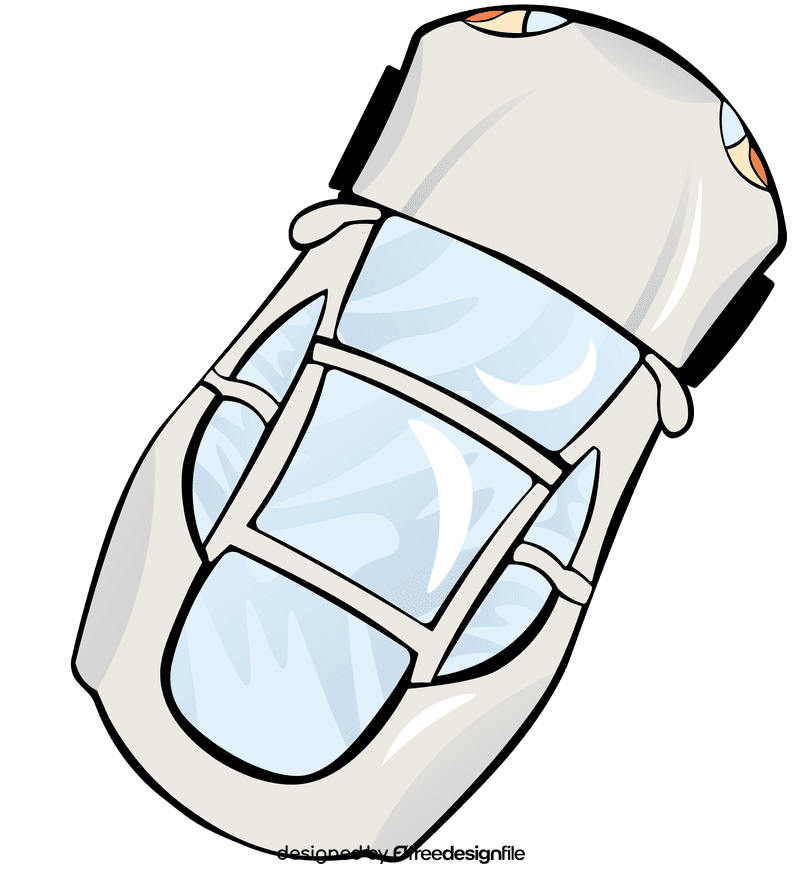Tesla top view clipart