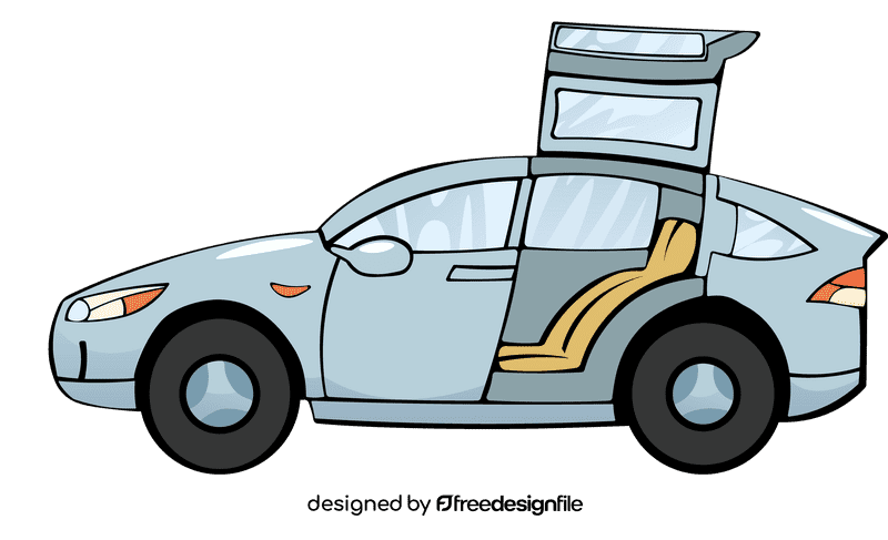 Tesla car clipart