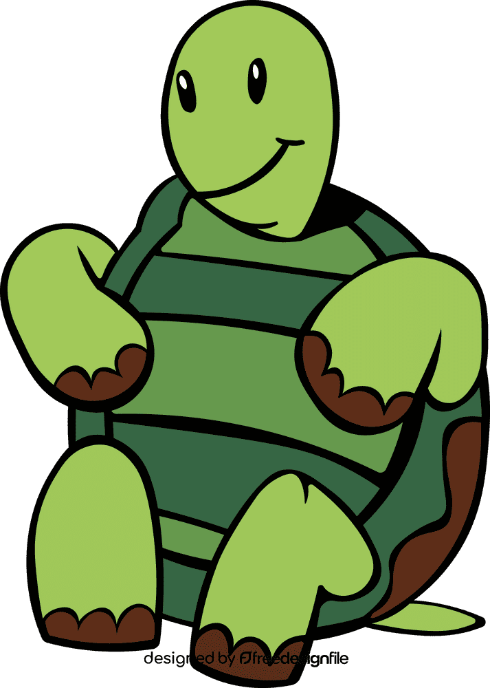 Tortoise Sitting clipart