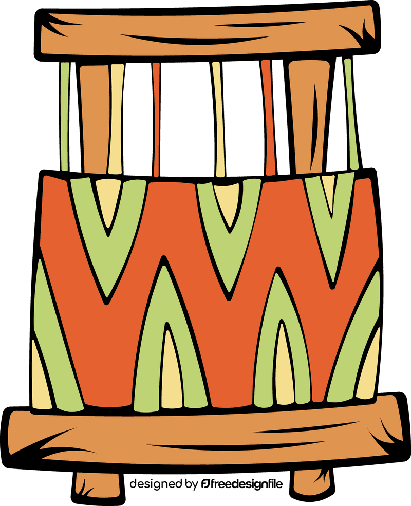 Weaver Old Loom clipart