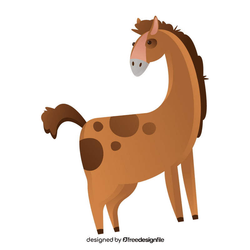 Horse cartoon clipart