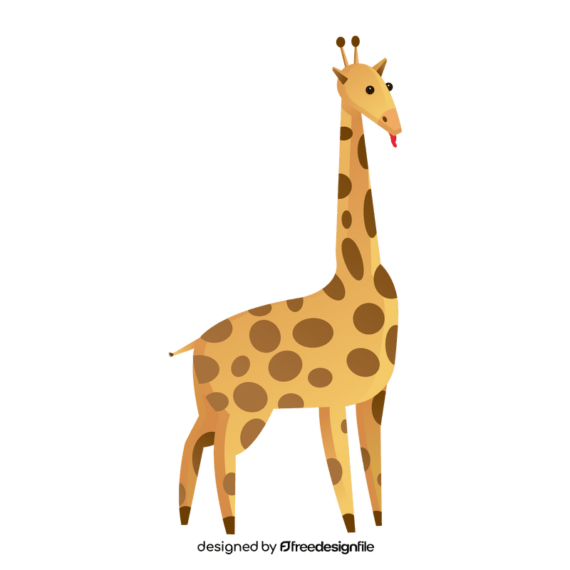 Giraffe cartoon clipart