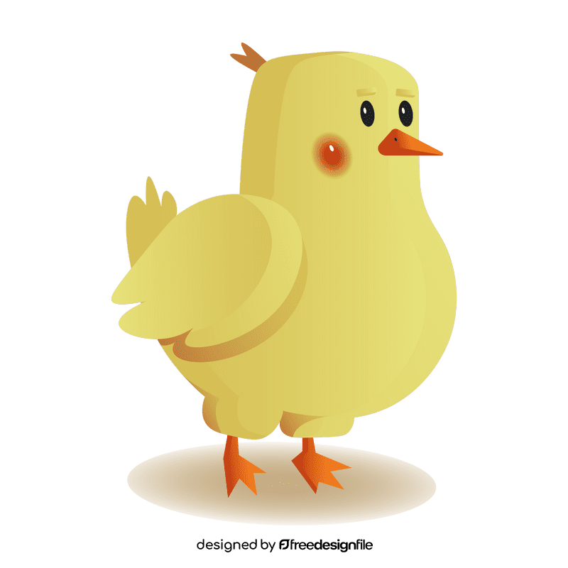 Cute bird clipart