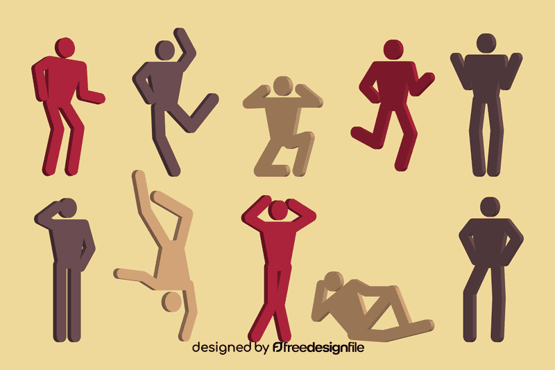 Stickman vector
