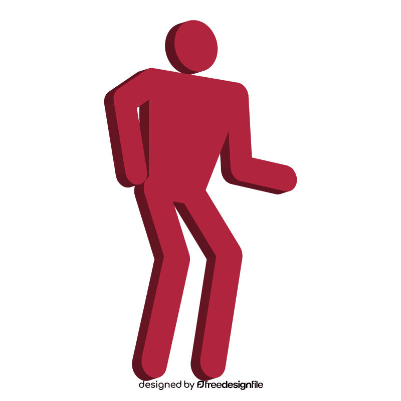 Stickman suddenly clipart