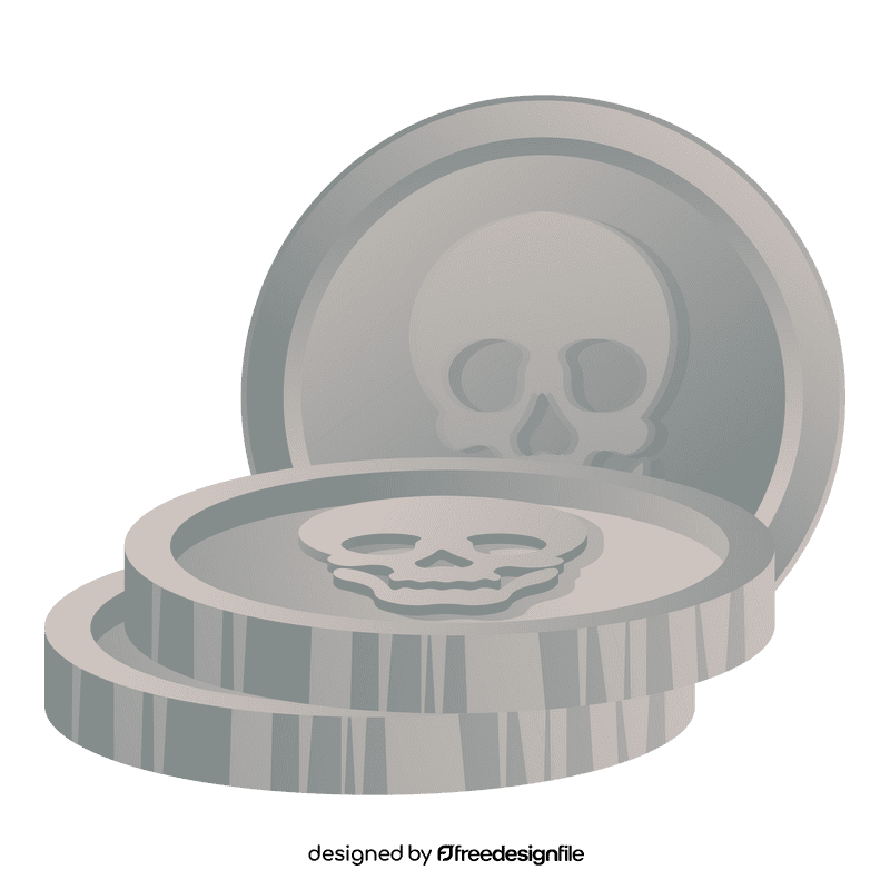 Grim reaper coins clipart