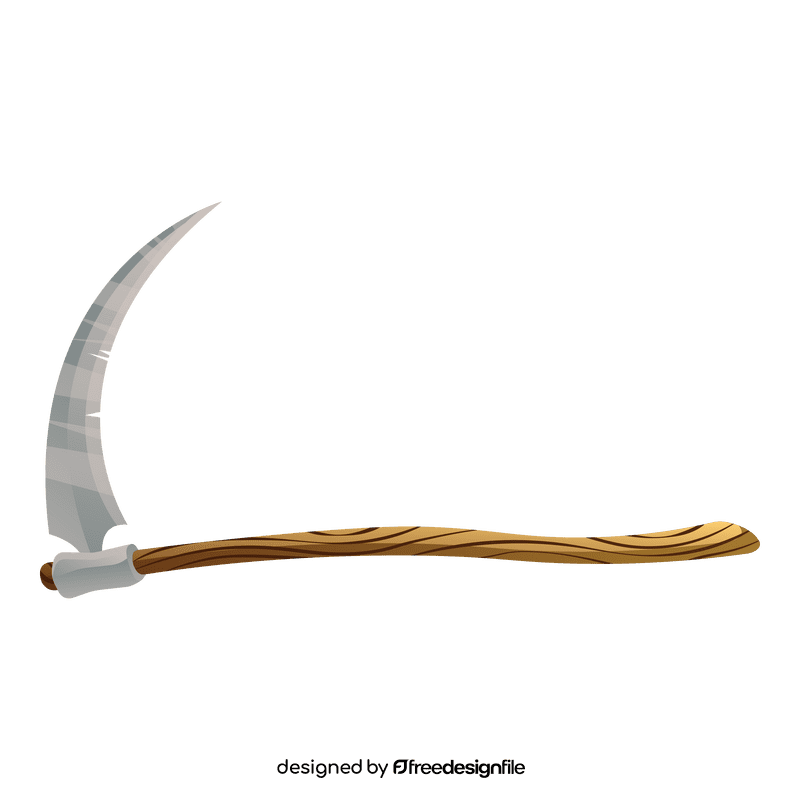 Grim reaper scythe clipart