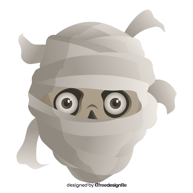 Mummy head clipart