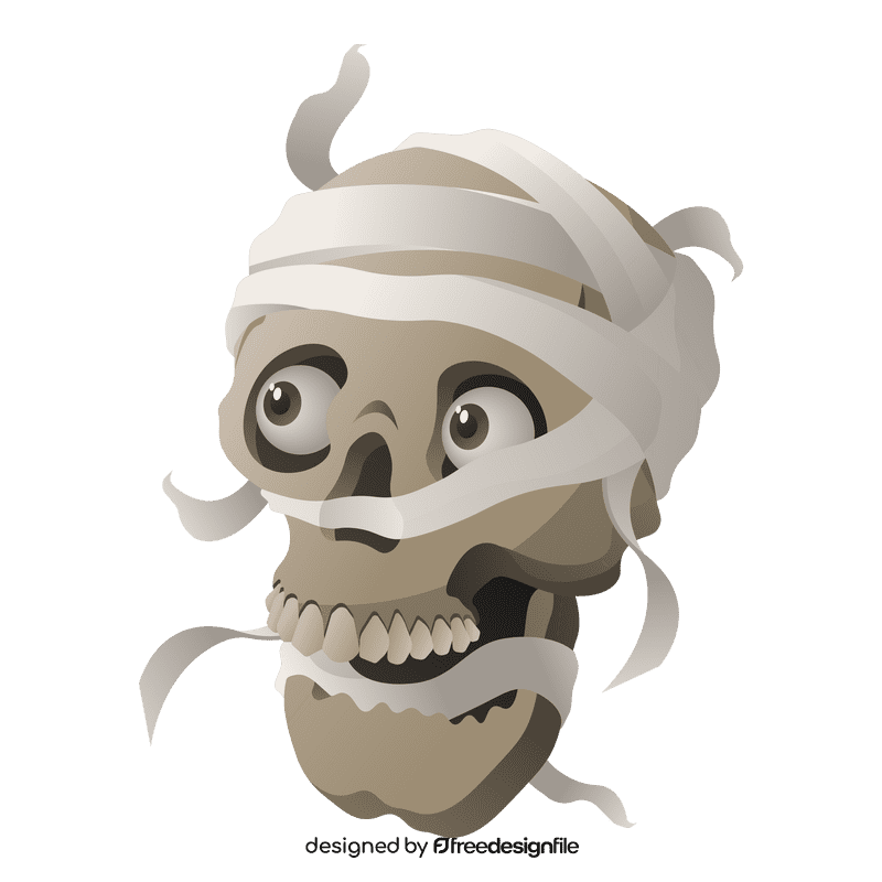 Mummy open head clipart