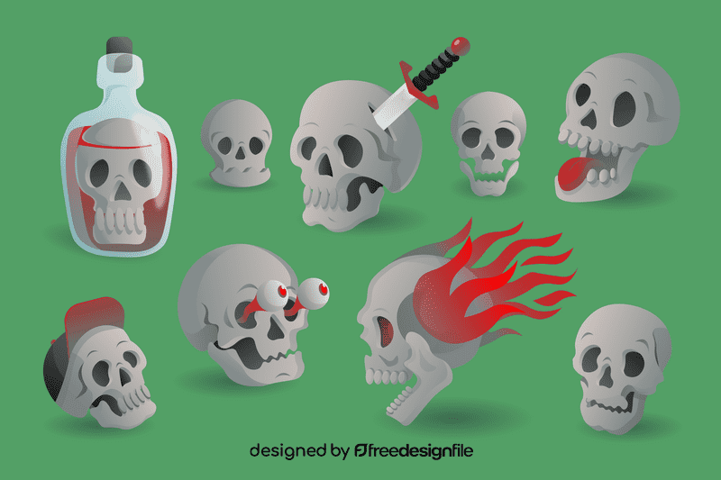 Skull vector