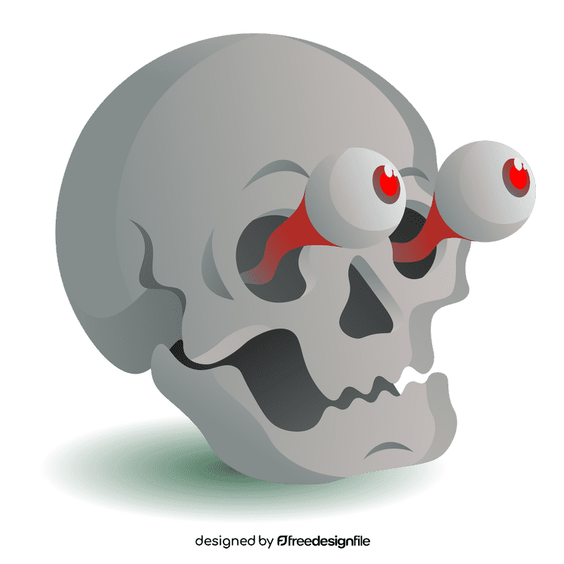 Skull eyes clipart