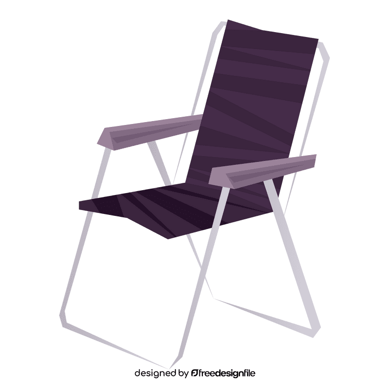 Caravan chair clipart