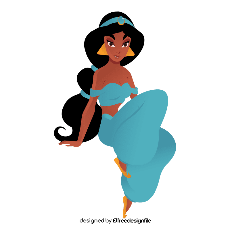 Princess jasmine clipart