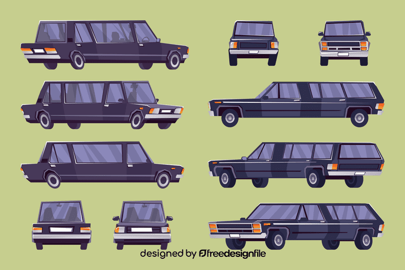 Limousine vector