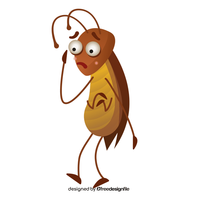 Cockroach desperate clipart