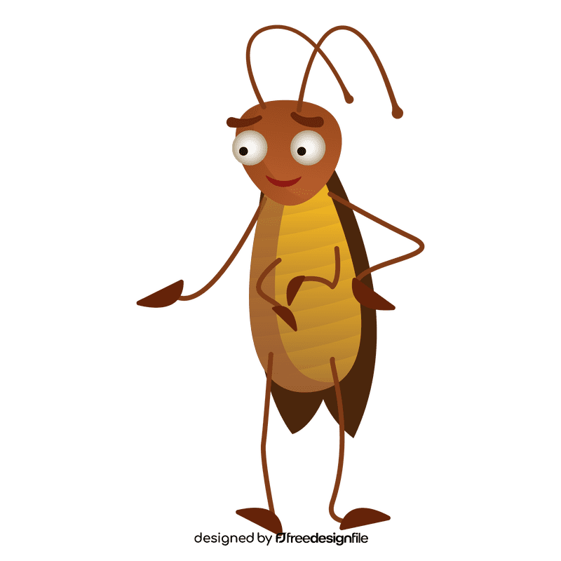 Cockroach friendly clipart