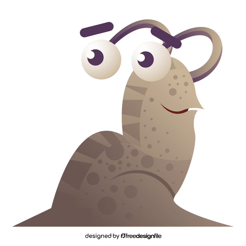 Slug smile clipart