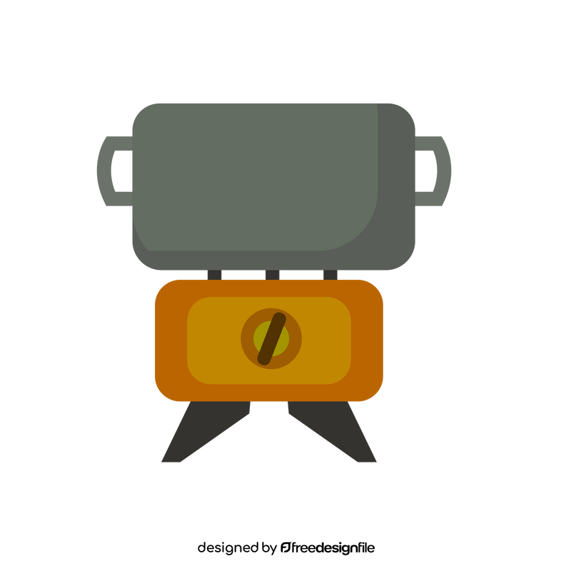 Hiking stove clipart