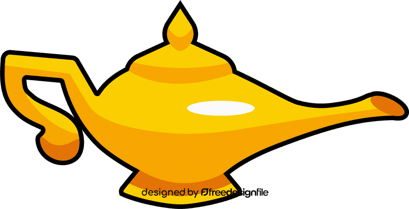Aladdin lamp clipart