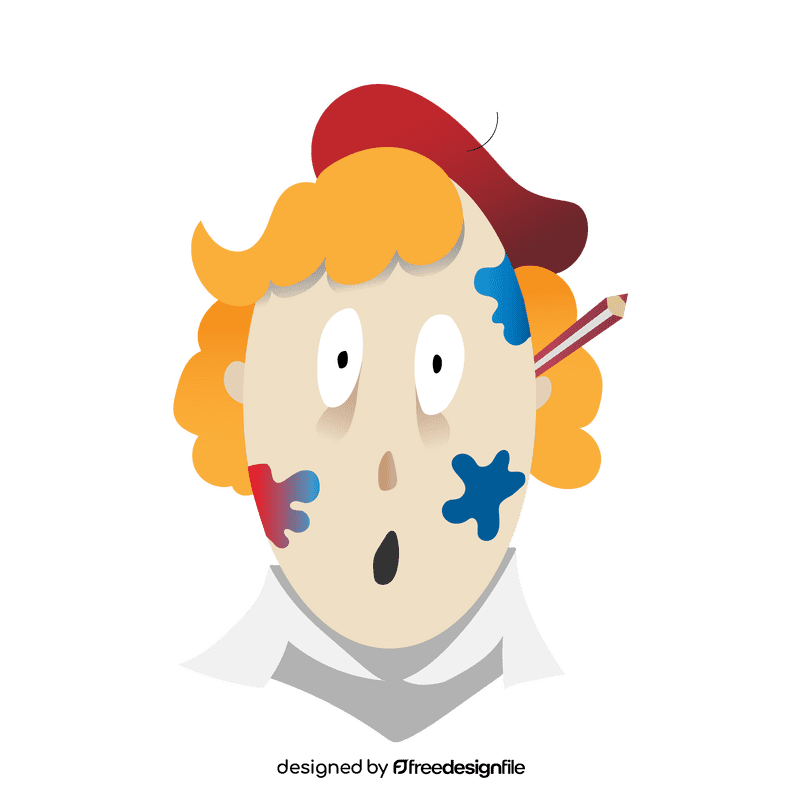 Artist painter clipart